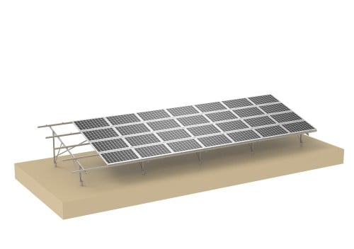 Hot-Dip Galvanizing C Steel Ground Mounting System